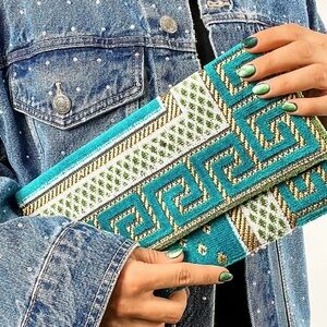 Anthropologie Iosifina Meander Clutch